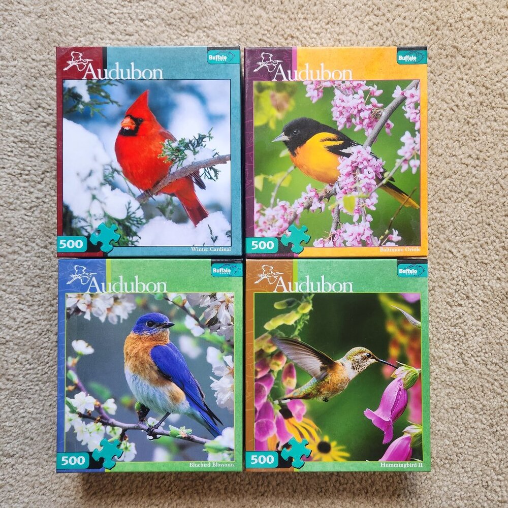 NIB Audubon Collectible Bird Puzzles - Picture 1 of 3